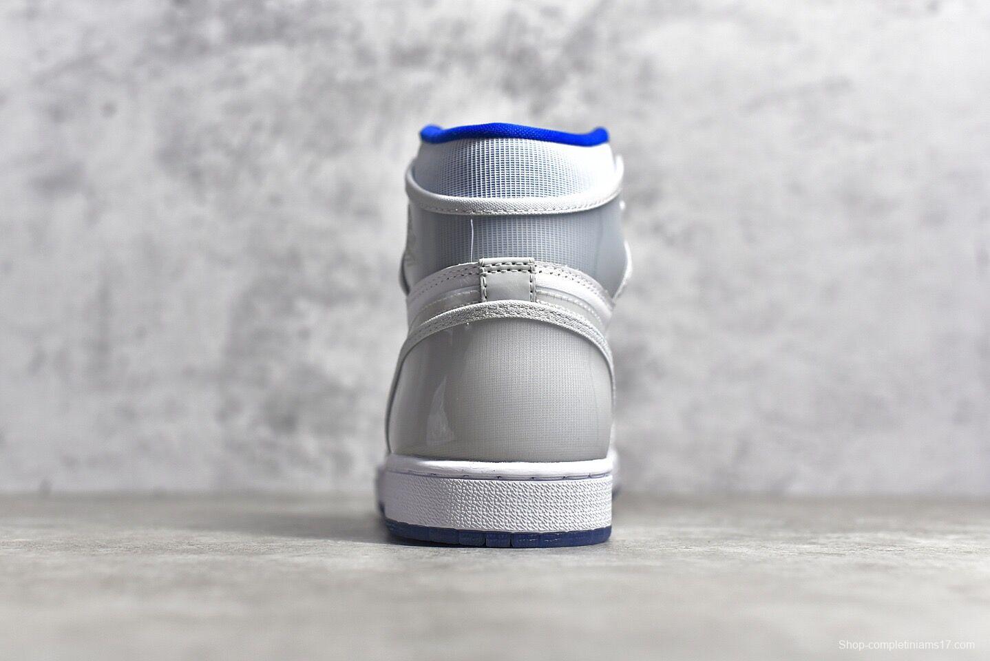 Jordan 1 Retro High Zoom White Racer Blue