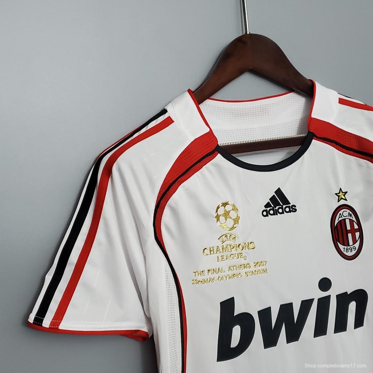 Retro AC Milan 06/07 AWAY Soccer Jersey