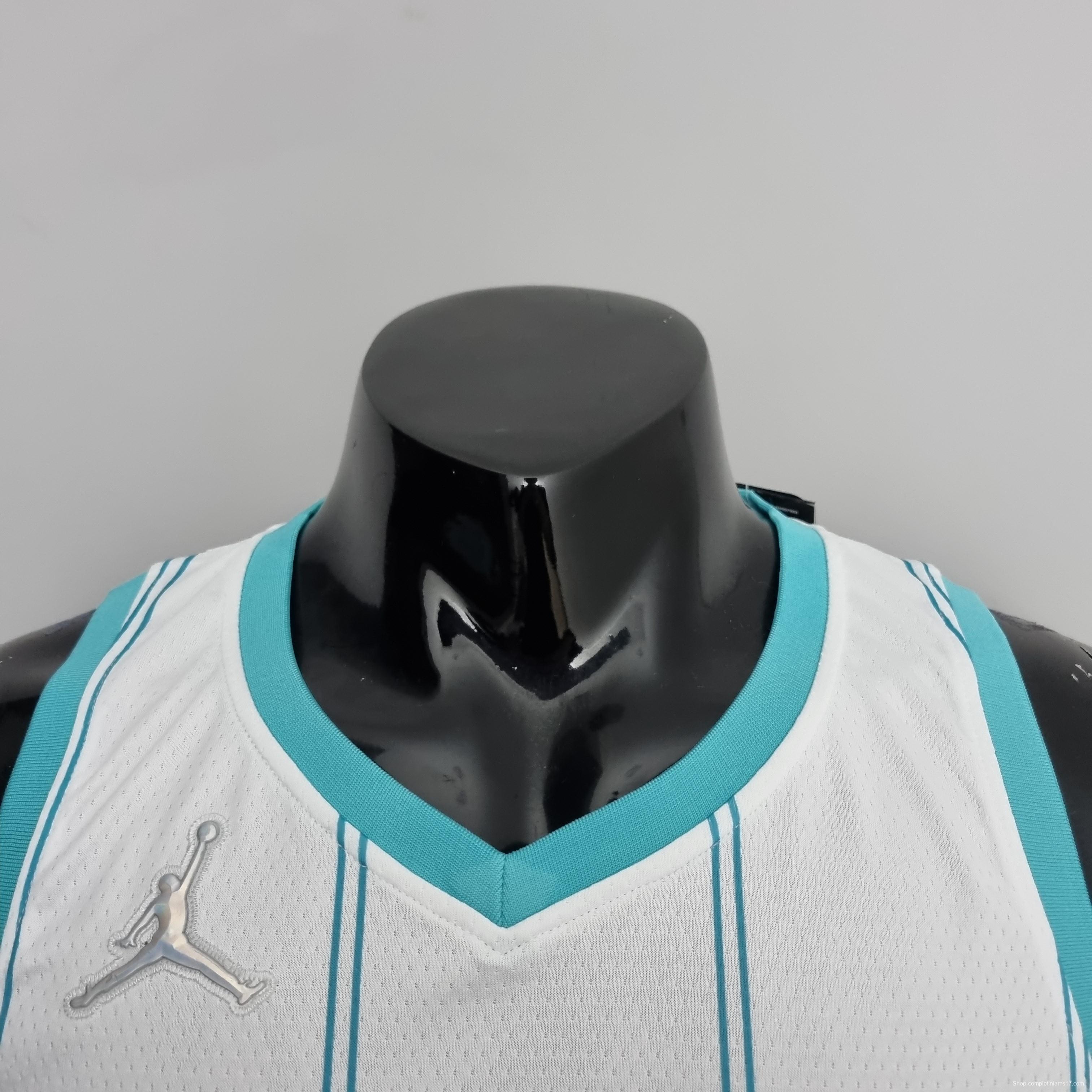 75th Anniversary Ball #2 Charlotte Hornets White NBA Jersey