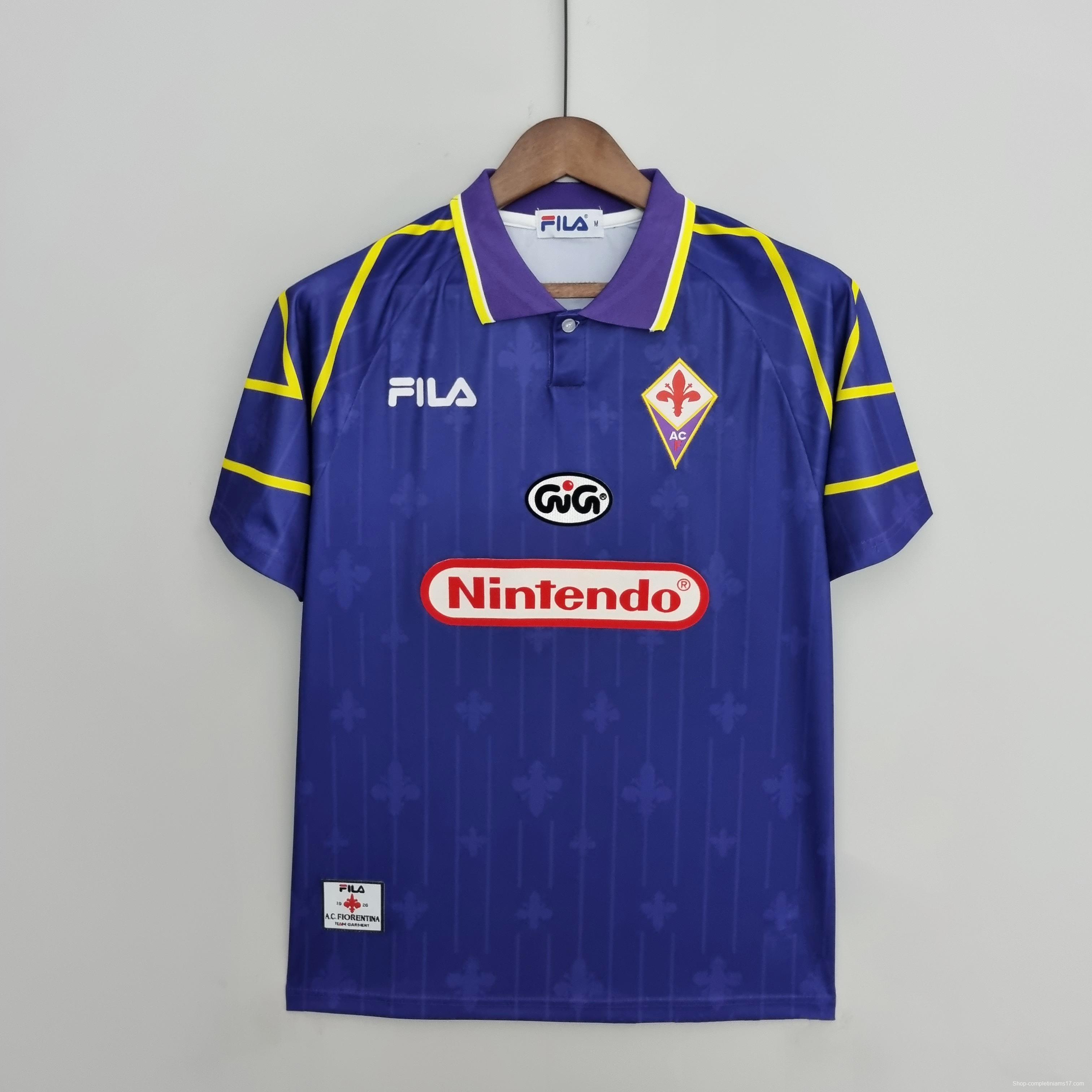 Retro Fiorentina 97/98 home Soccer Jersey