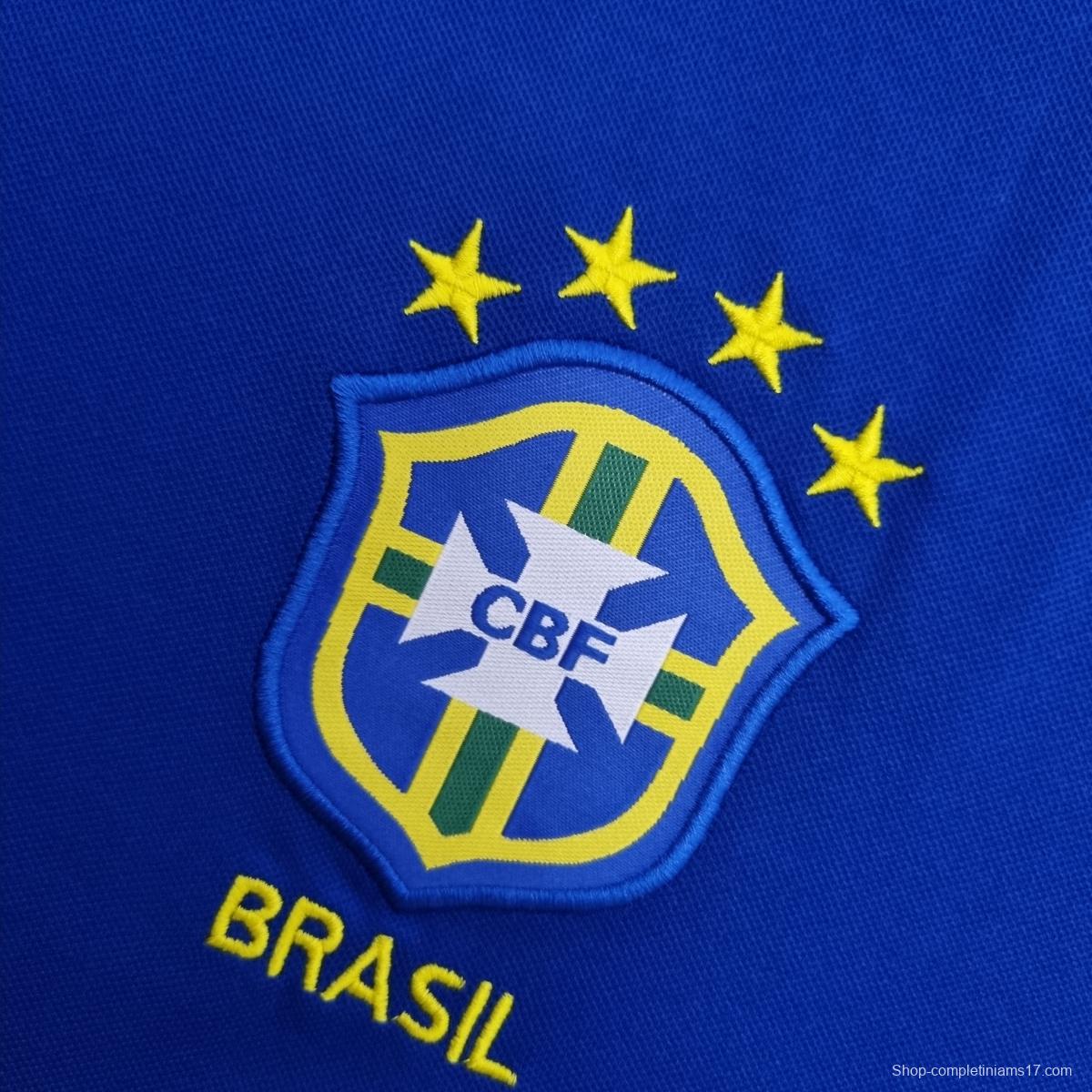 Retro 1998 Brazil away Soccer Jersey