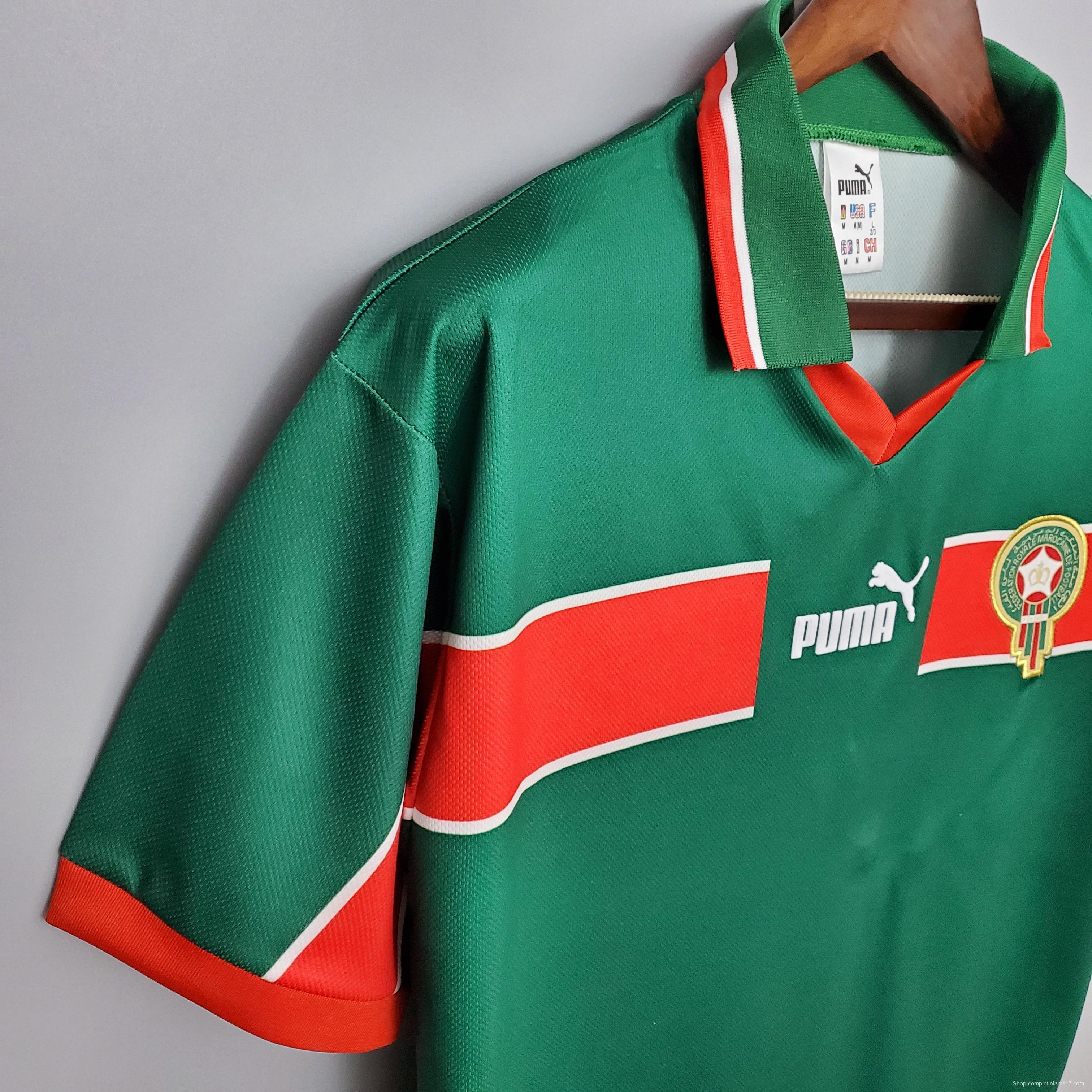 Retro 1998 Morocco home Soccer Jersey