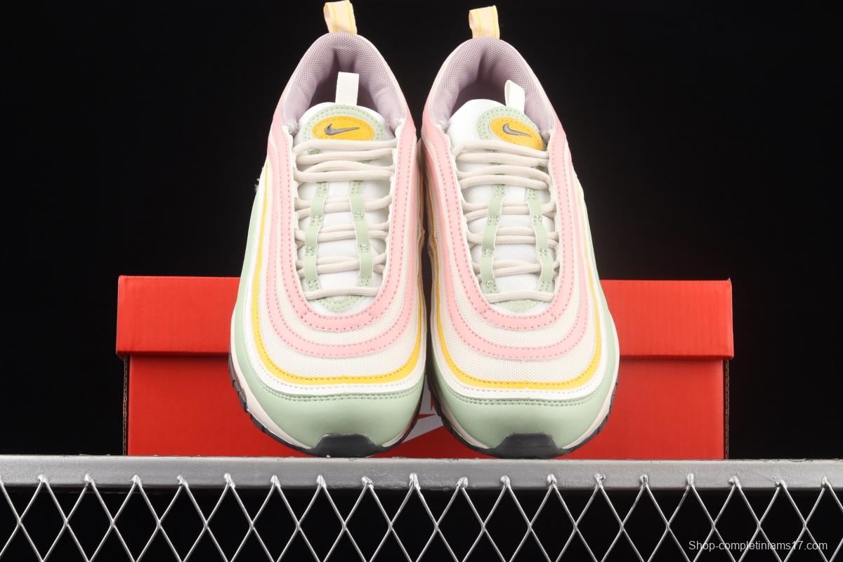 NIKE Air Max97 Pastel Macaron soft powder retro air cushion running shoes DH1594-001