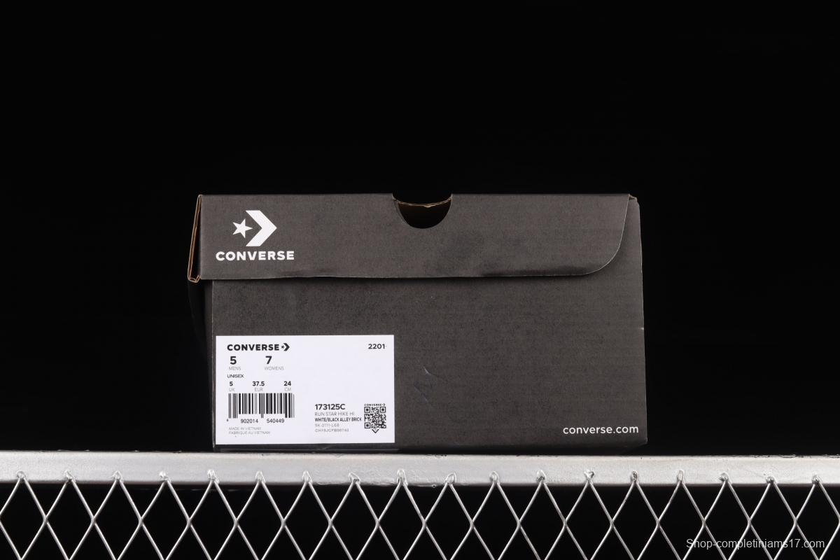 Converse Run Star Hike year of the Tiger Special Series thick-soled Muffin Board shoes 173125C