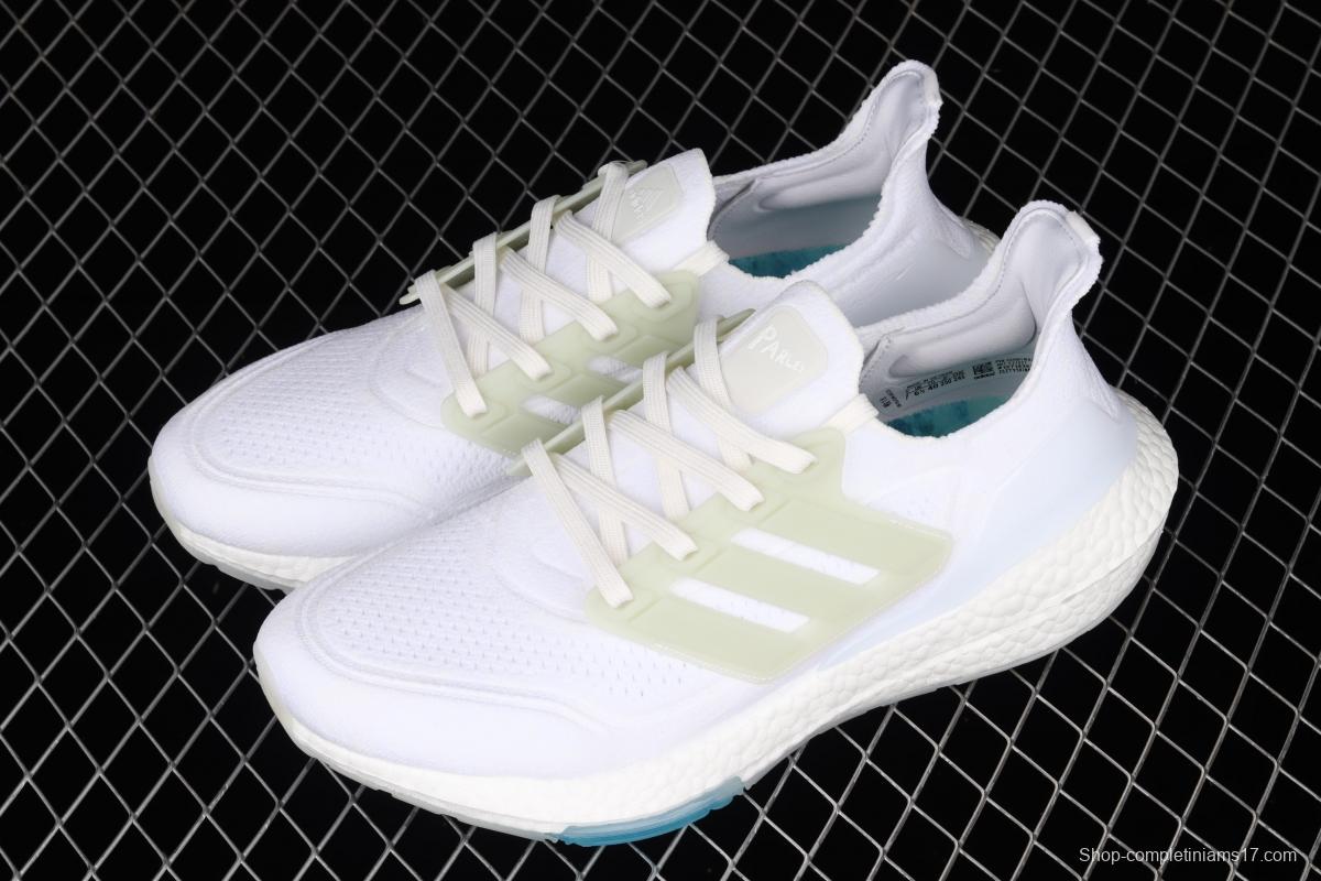 Adidas Ultra Boost 21 Consortium FZ1927 Das new thick-soled popcorn running shoes