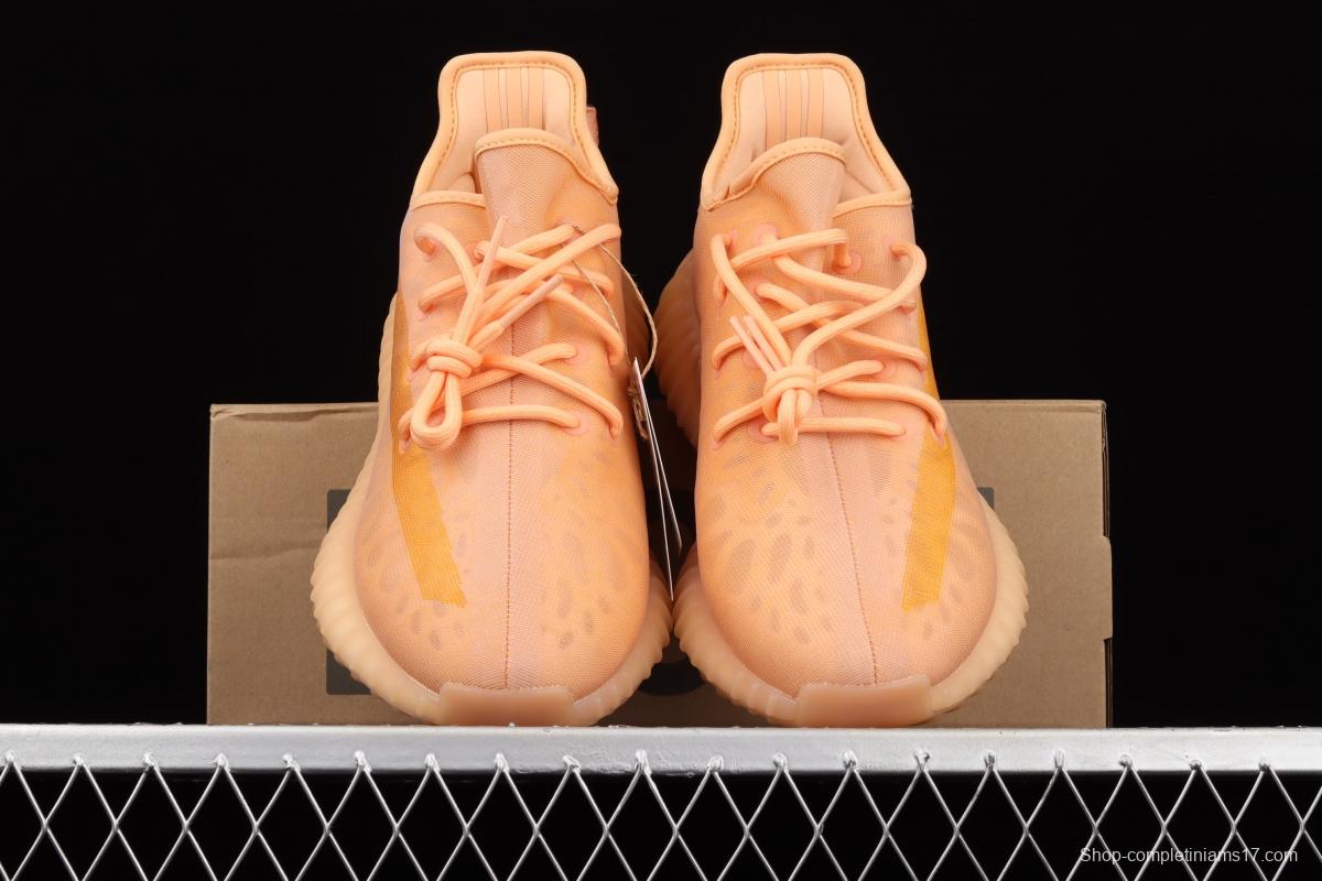 Adidas Yeezy Boost 350V2 Mono Mist GW2870 Darth Coconut 350 second generation ice silk series misty orange color BASF popcorn