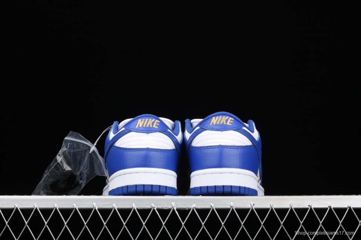 Supreme x NIKE SB DUNK Low joint style leisure sports skateboard shoes DH3228-100