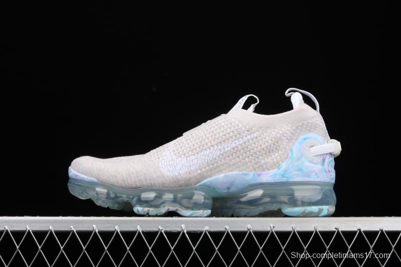 NIKE Air Vapormax 2020 Flyknit fly-woven fast lace full-palm air cushion jogging shoes CJ6740-100
