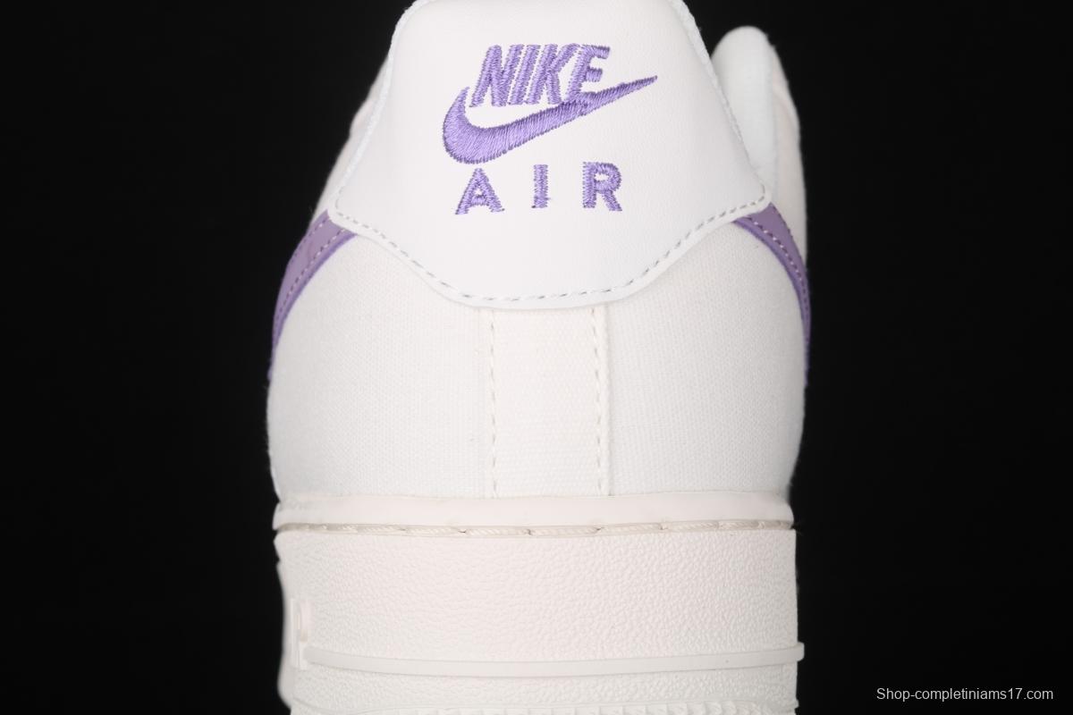 NIKE Air Force 1x07 canvas star low top casual board shoes 315122-600
