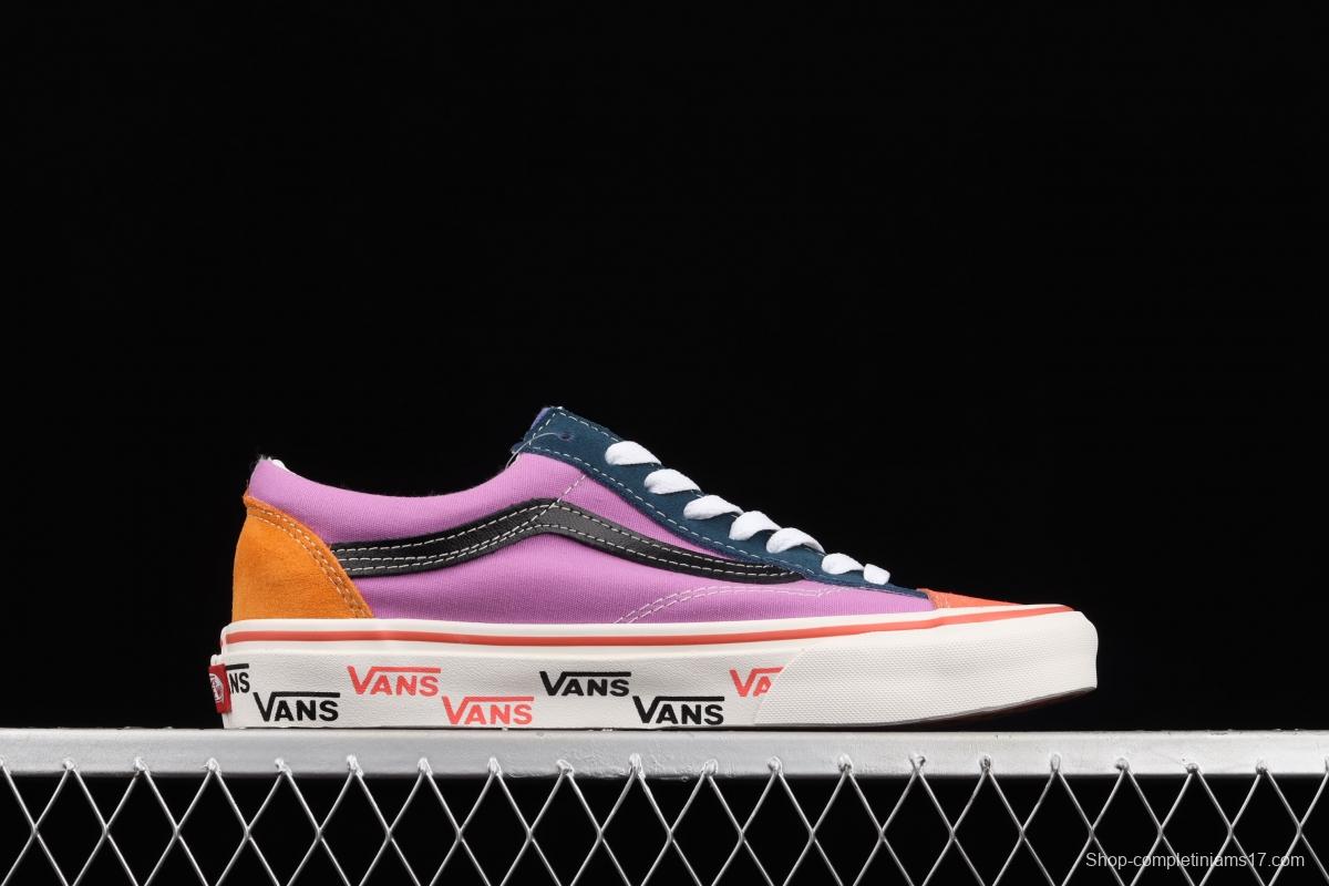 Vans Style 36 ice cream cream blue matching mandarin duck low upper board shoes VN0A54F66TA