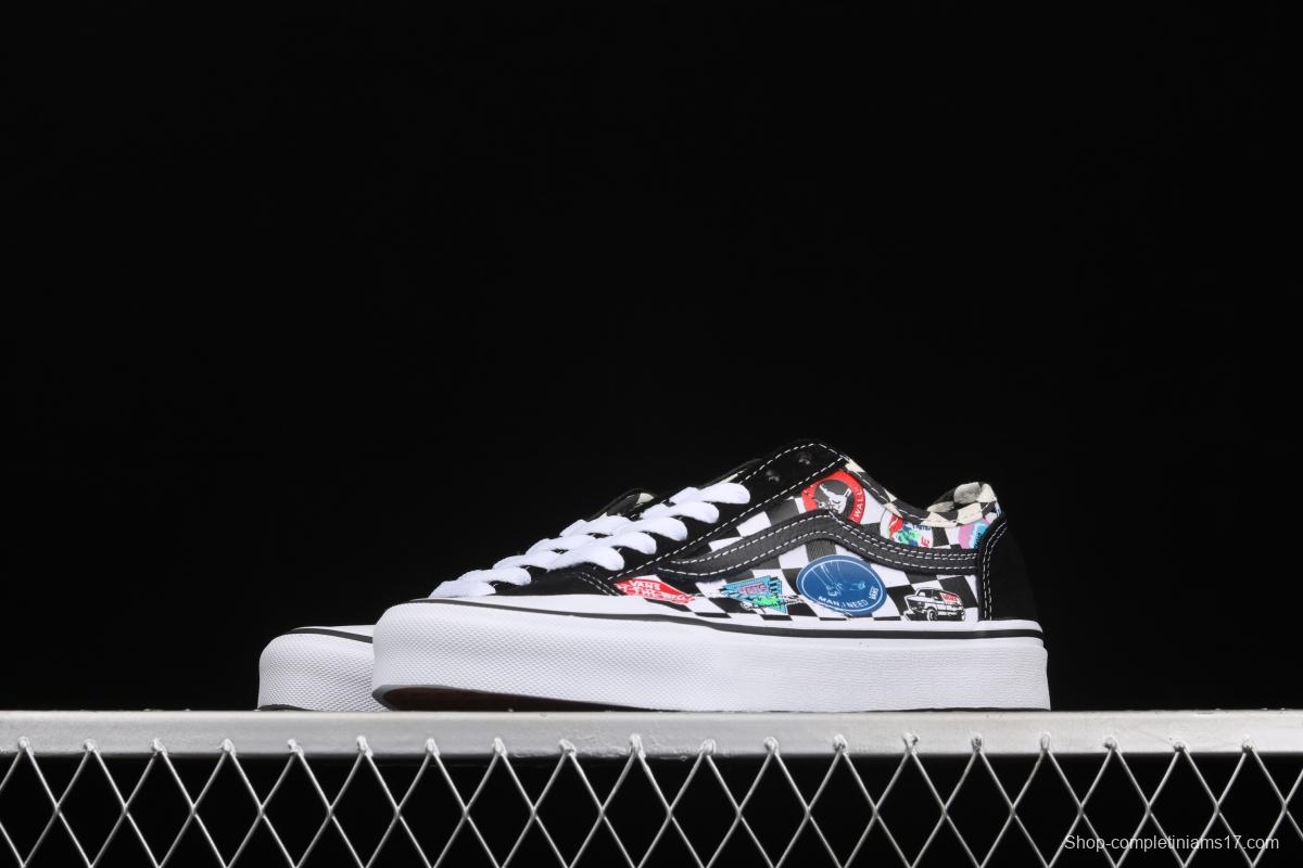 Vans Style 36 Cecon SF Vance color Logo printed low-top casual board shoes VN0A3MVL3P0