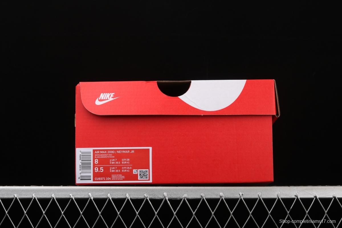 Neymar x NIKE Air Max 2090 Light Brown 3M reflective leather cushion casual running shoes CU9371-104