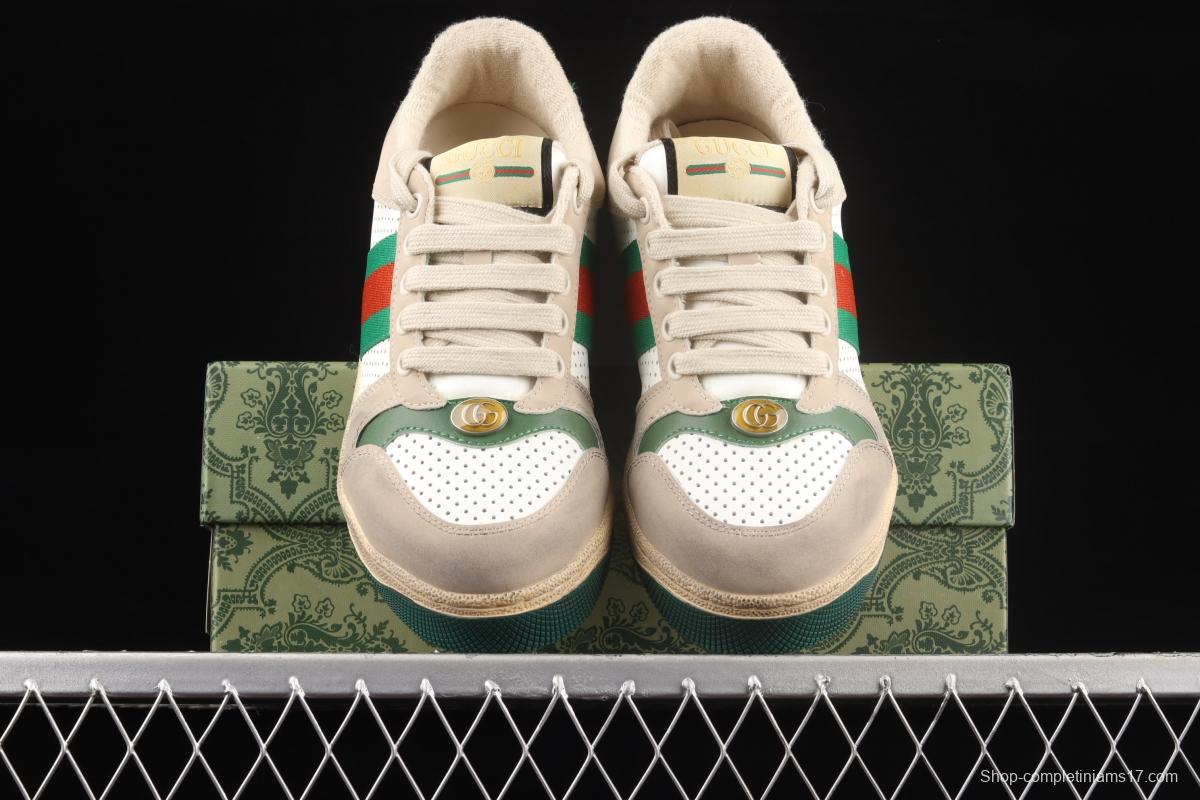 Gucci Distressed Screener Sneaker Gucci classic dirty shoes