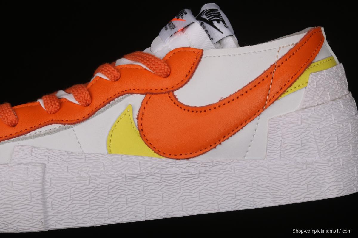 Sacai x NIKE Blazer Low co-signed Trail Blazers low-top casual board shoes DD1877-100