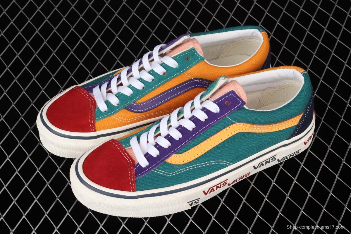 Vans Style 36 ice cream cream blue matching mandarin duck low upper board shoes VN0A54F66T6