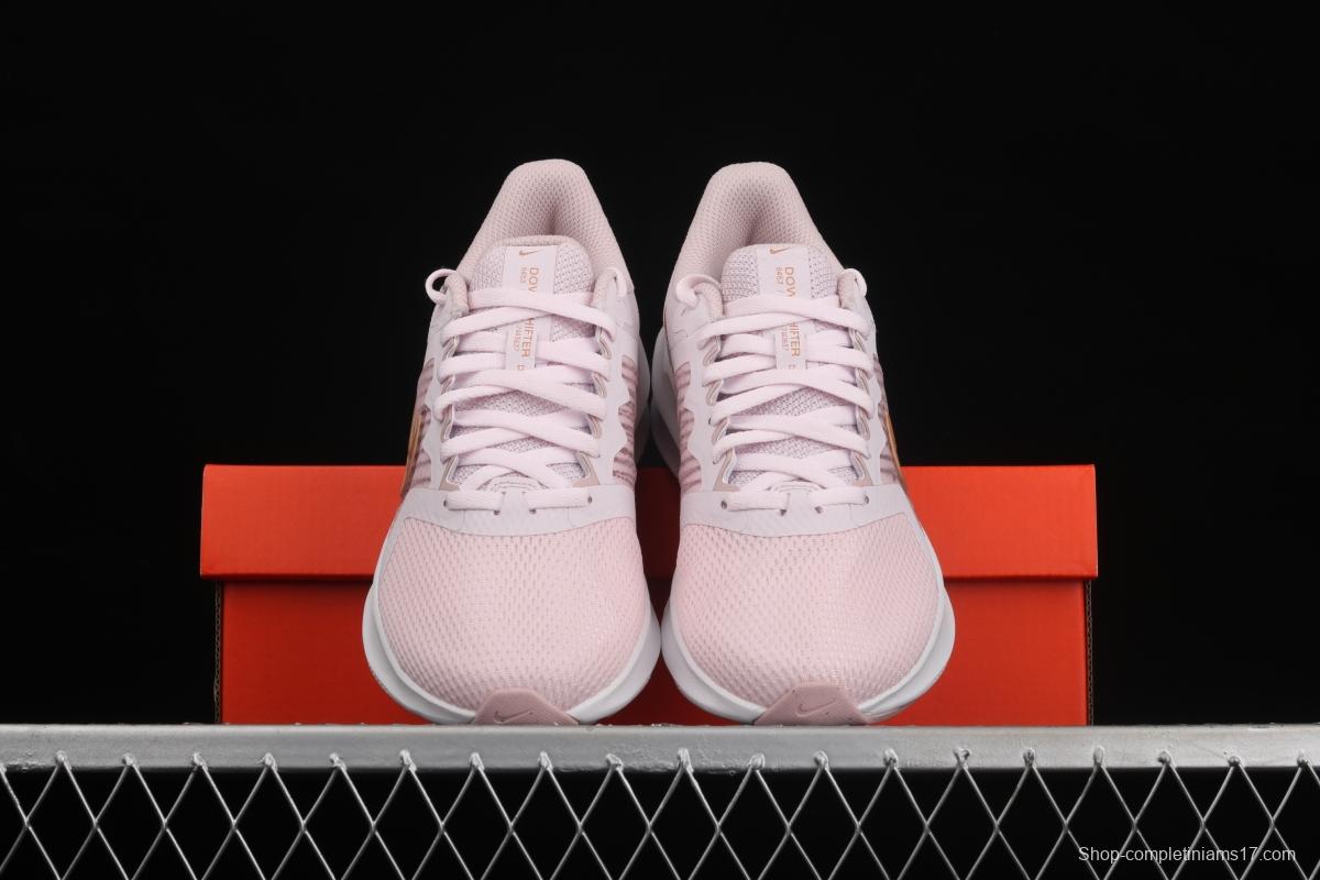 NIKE Downshifter 11 2021 New Summer Moon Landing shock Relief mesh lightweight breathable running shoes CW3413-500