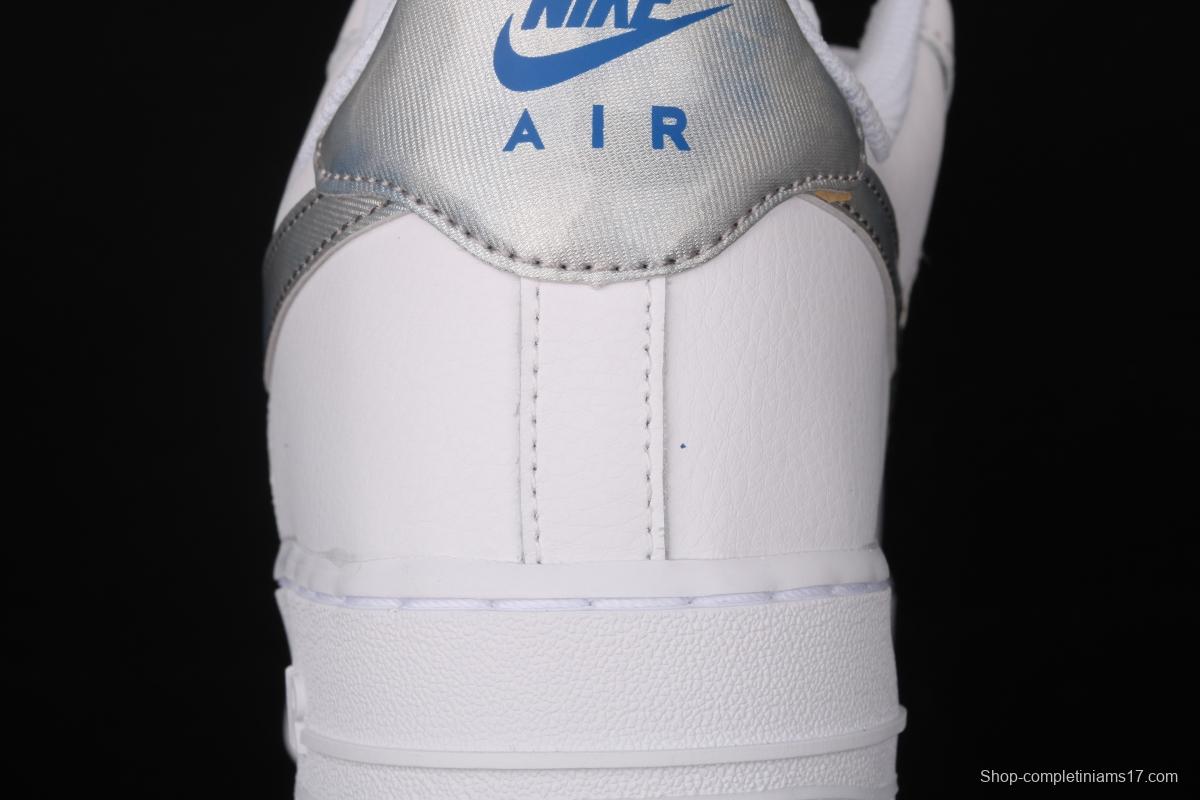NIKE Air Force 1 Low GS white and blue dazzling haze laser low-top casual board shoes 314219-131