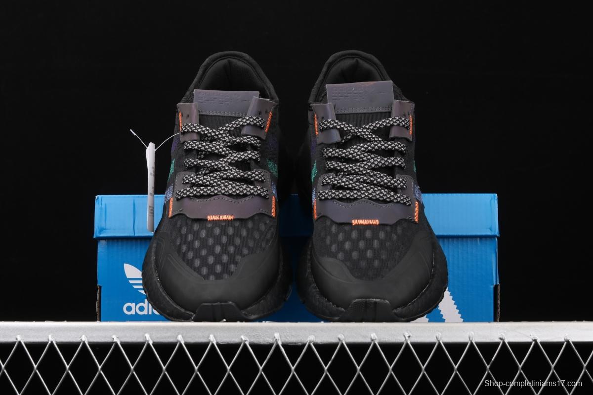 Adidas Nite Jogger 2019 Boost FW8898 new breathable 3M reflective retro running shoes