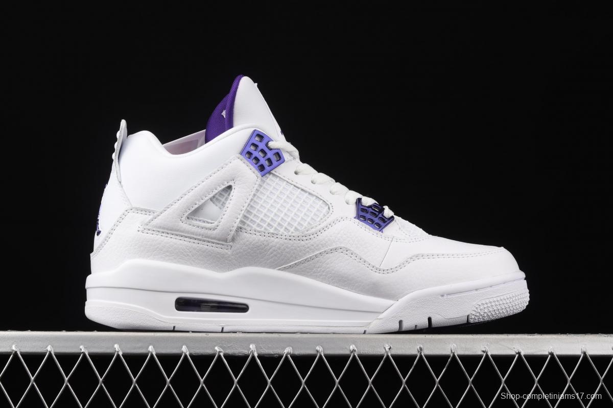 Air Jordan 4 Court Purple White and Purple CT8527-115