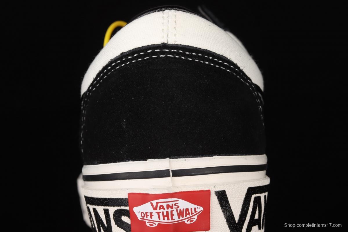 Vans Style 36 new half-crescent black and white side LOGO printed low-top casual board shoes VN0A3ZCJ9IG