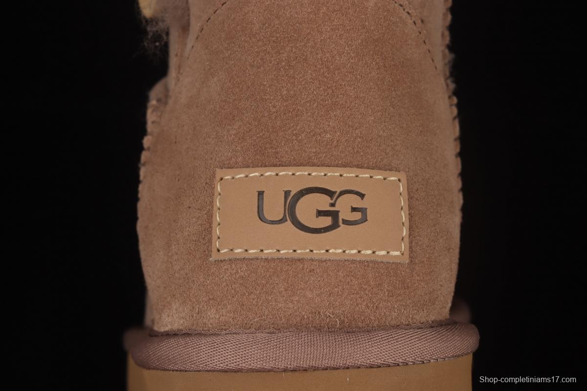 UGG Mini Bailey Button II wooden buckle help outdoor snow boots 1016422