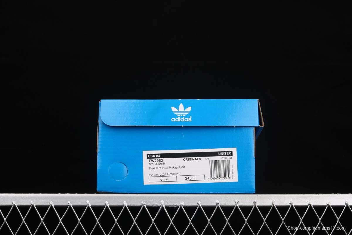 Adidas USA 84 FW2052 clover retro running shoes