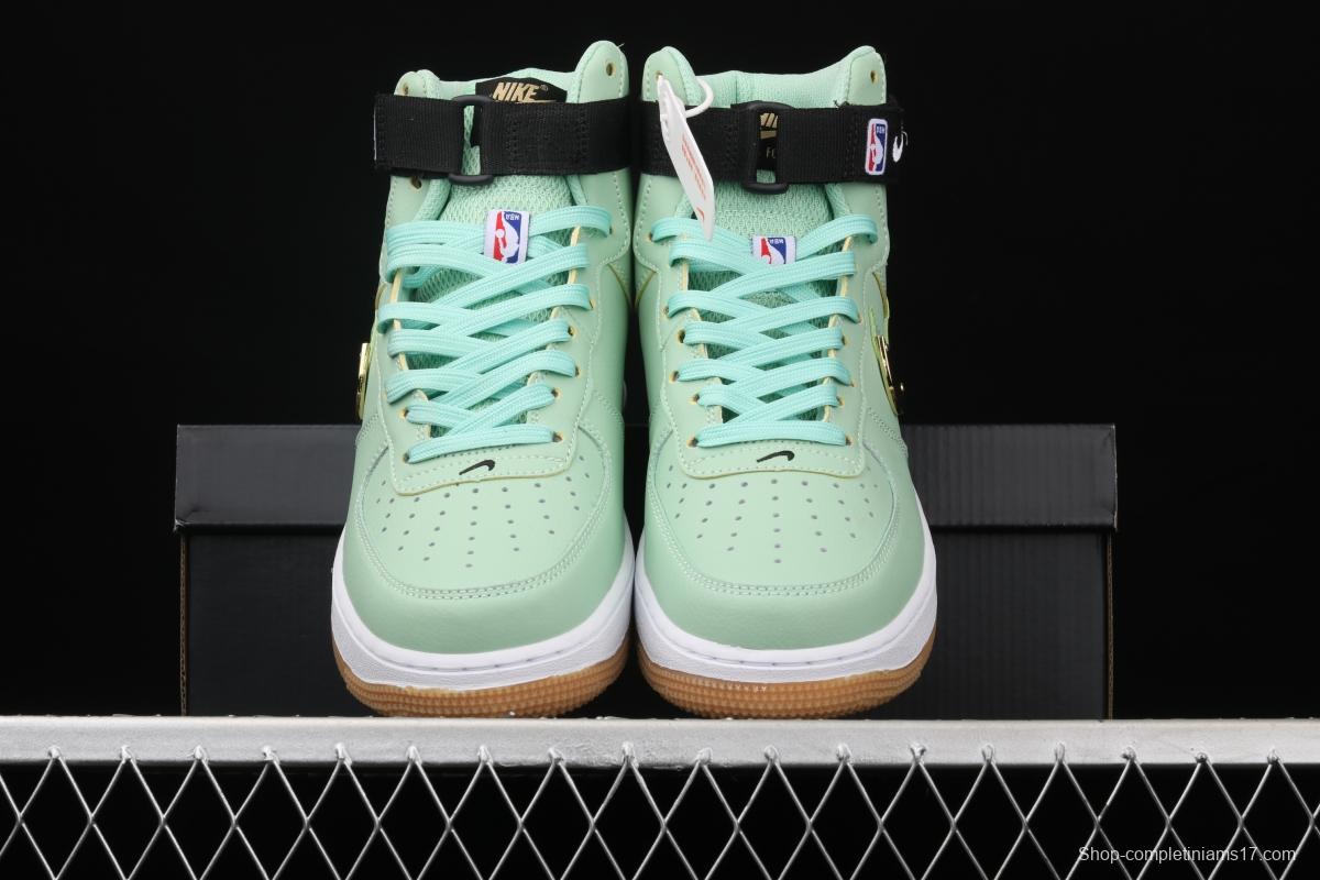 NIKE Air Force 1 High NBA Green Gum NBA Air Force High Top Green Leisure Board shoes CT2306-300
