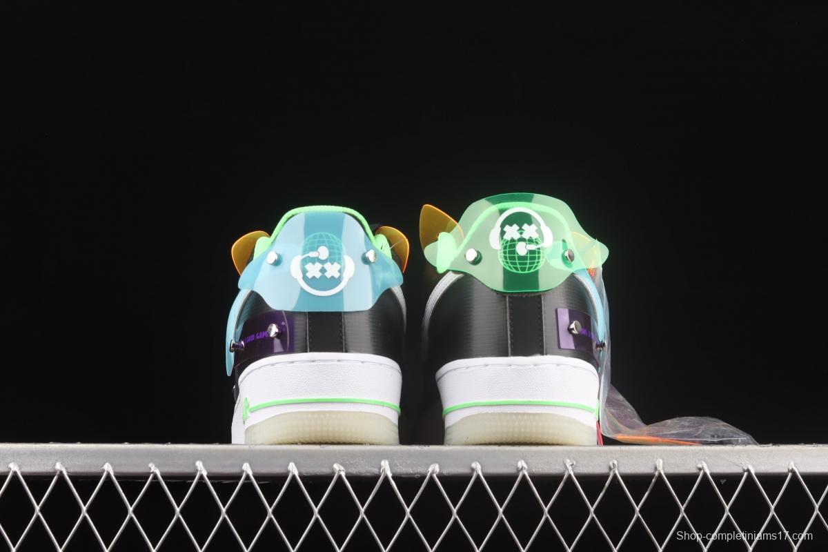 NIKE Air Force 11607 Have A Good Game super sci-fi e-sports theme low-top casual board shoes DO7085-011,