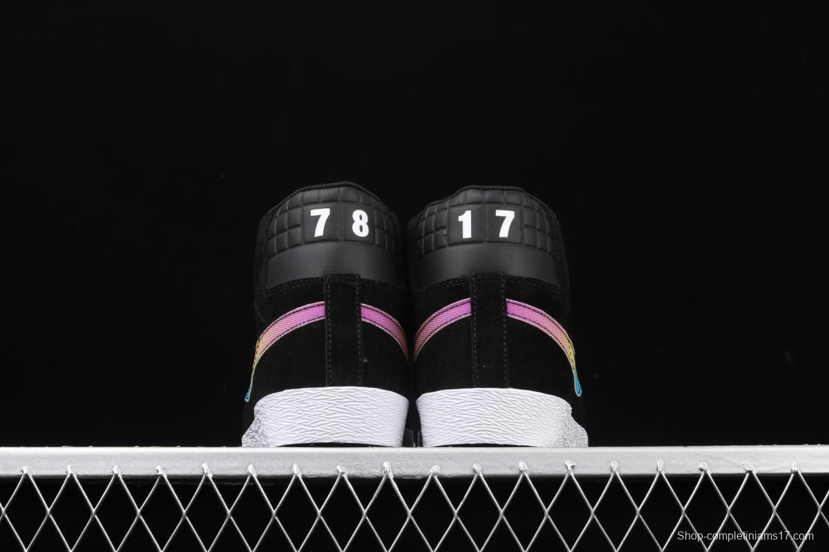 Mountain x NIKE SB Blazer Mid Lance Mountain Trail Blazers Limited style Leisure Board shoes AH6158-090