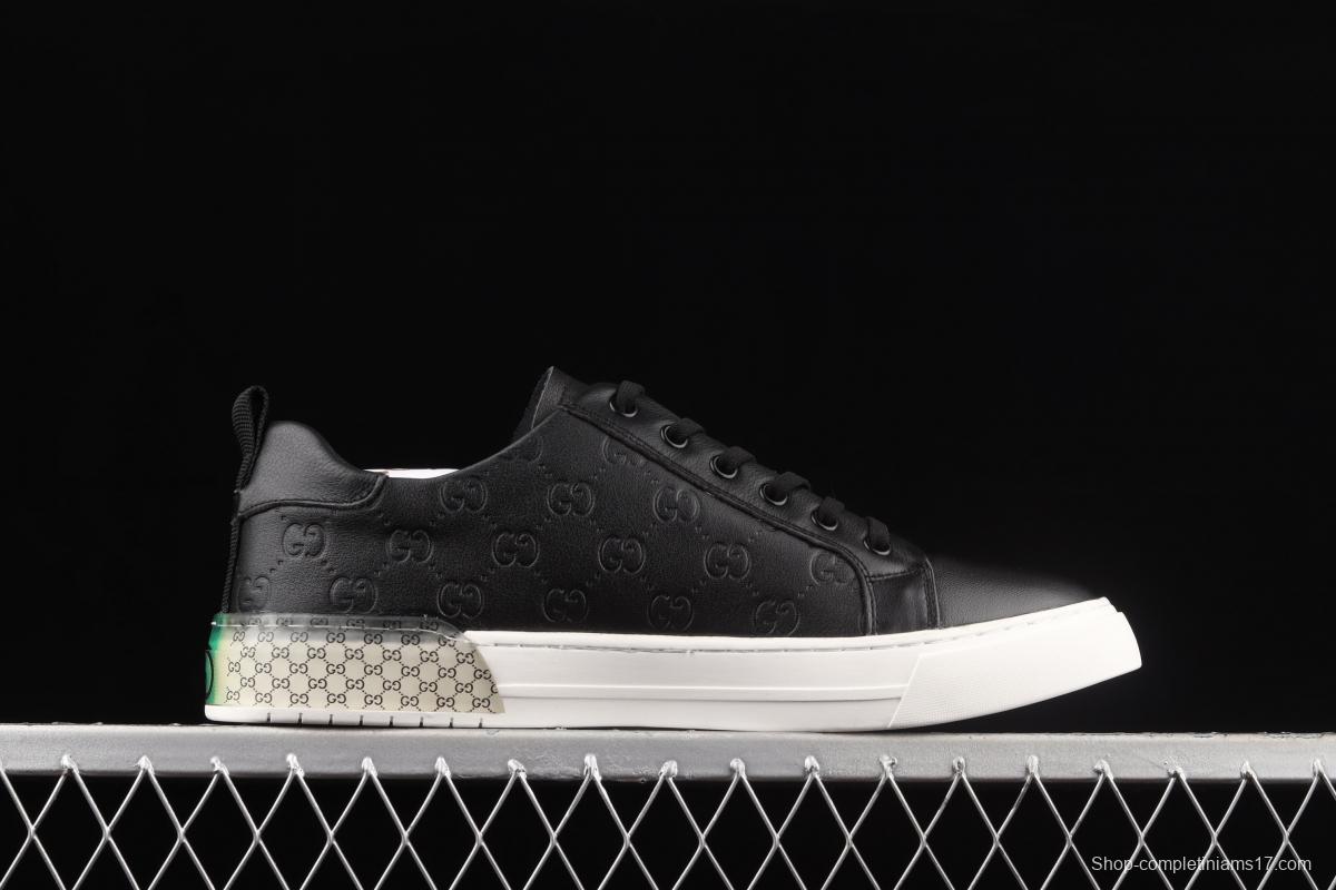 Gucci Ace White embroidered little bee board shoes