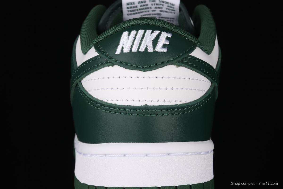 NIKE SB DUNK Low Team Green Michigan White and Green Slam Dunk Series low side Leisure Sports Skateboard shoes DD1391-101