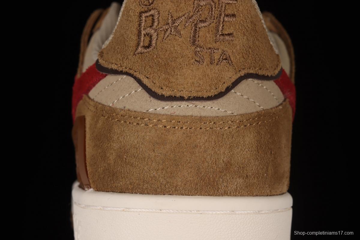 Human MAdidase Bape Sta Sk8 To Nigo trend godfather Nigo brand ape head classic skateboard shoes 1G70191030