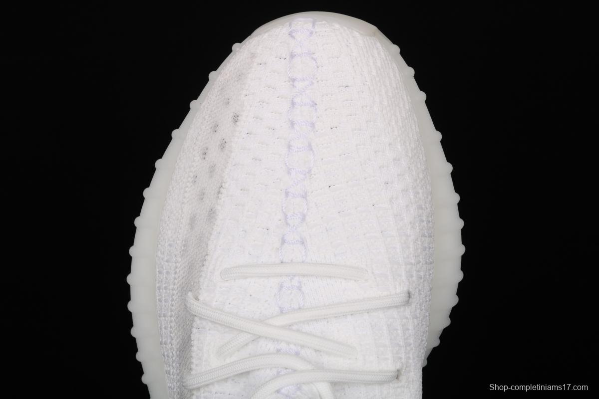Adidas Yeezy 350 Boost V2 EG7962 Darth Coconut 350 second generation pure white hollowed-out silk color matching