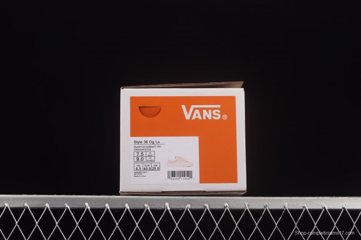 Vans Style 36 Og lx White Palm Maple Leaf casual Board shoes VN0A54F6XC8