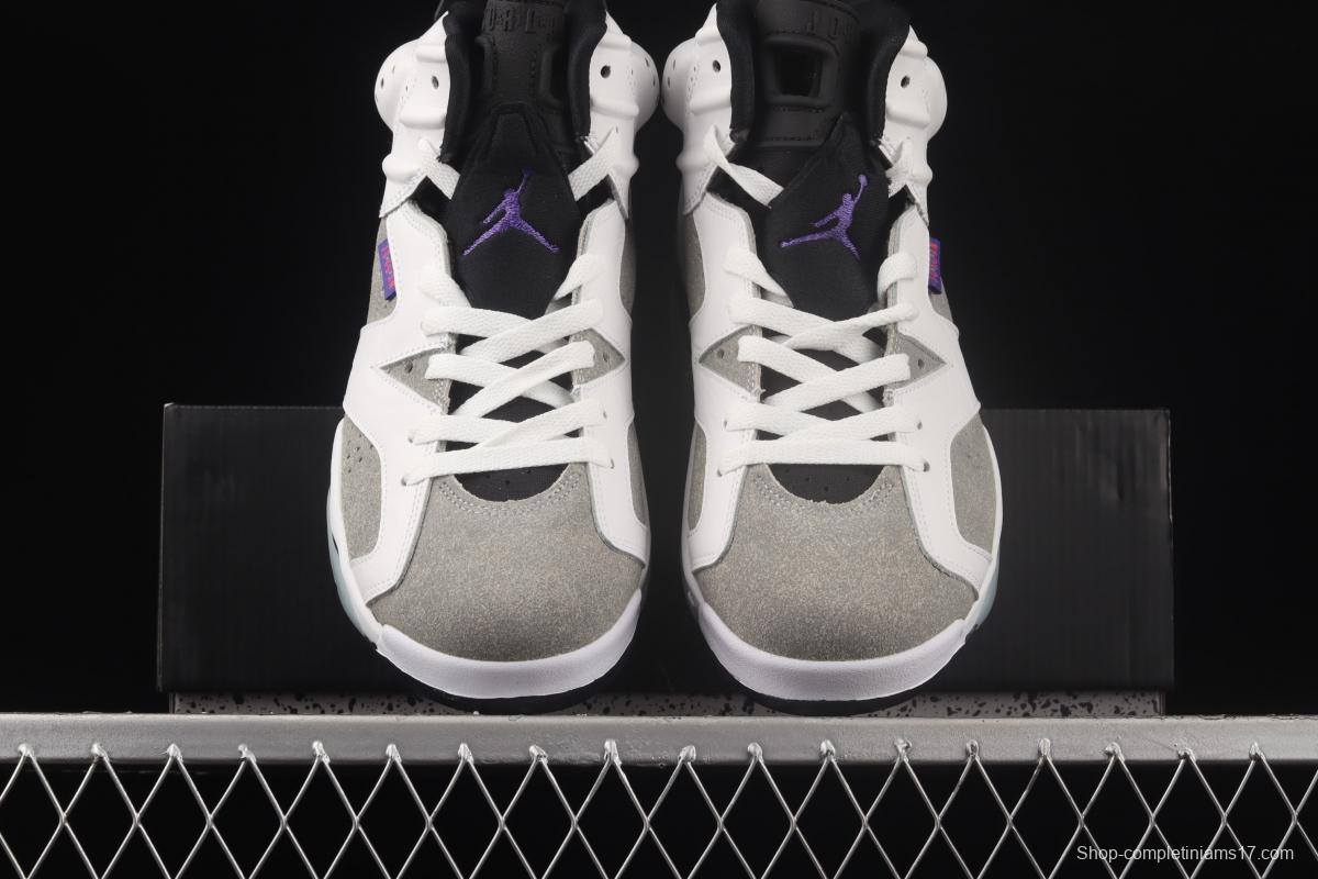 Air Jordan 6 FLINT flint ultraviolet basketball shoes CI3125-100