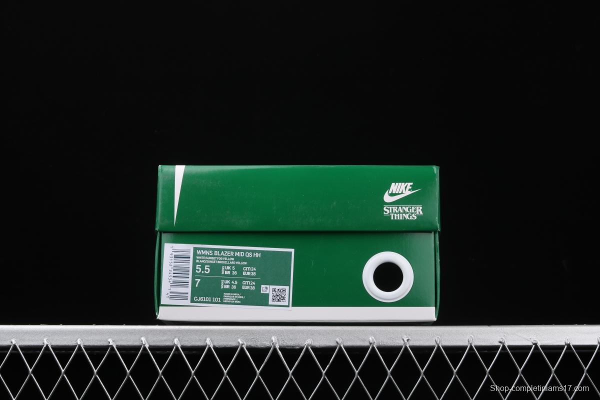 Stranger Things x NIKE Blazer Mid QS HH Strange things Co-named Trail Blazers Leisure Board shoes CJ6101-101