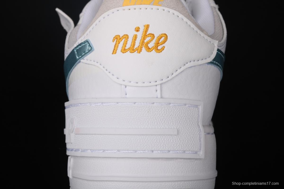 NIKE Air Force 1 ShAdidasow light weight heightened low-top board shoes DA4286-100
