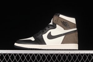 Air Jordan 1 High OG Dark Mocha small barb 555088-105