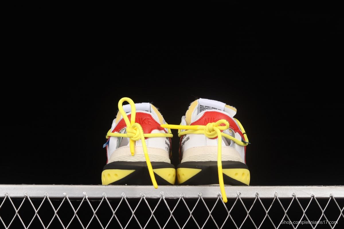 OFF-White x NIKE Blazer Low co-branded deconstruction style trailblazer low upper shoes DH7863-100