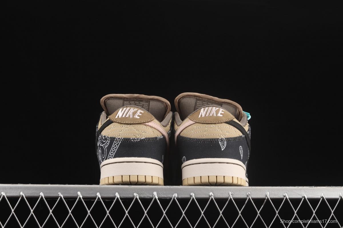 Travis Scott × SB DUNK joint name board shoes cashew fruit CT5053-001