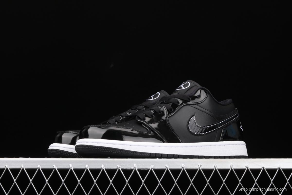 Air Jordan 1 Low ASW low-top all-Star patent leather black low-top basketball shoes DD1650-001