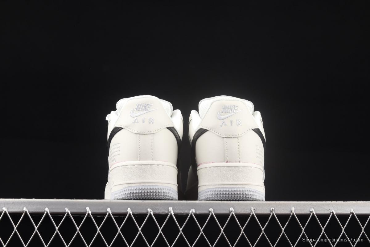 NIKE Air Force 11607 GORE-TEX Rice White Grey low-top Leisure Board shoes DO2760-206