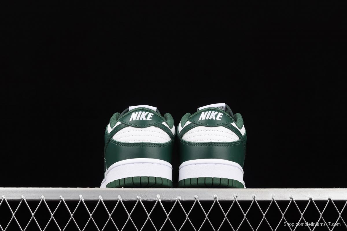 NIKE SB DUNK Low Team Green Michigan White and Green Slam Dunk Series low side Leisure Sports Skateboard shoes DD1391-101