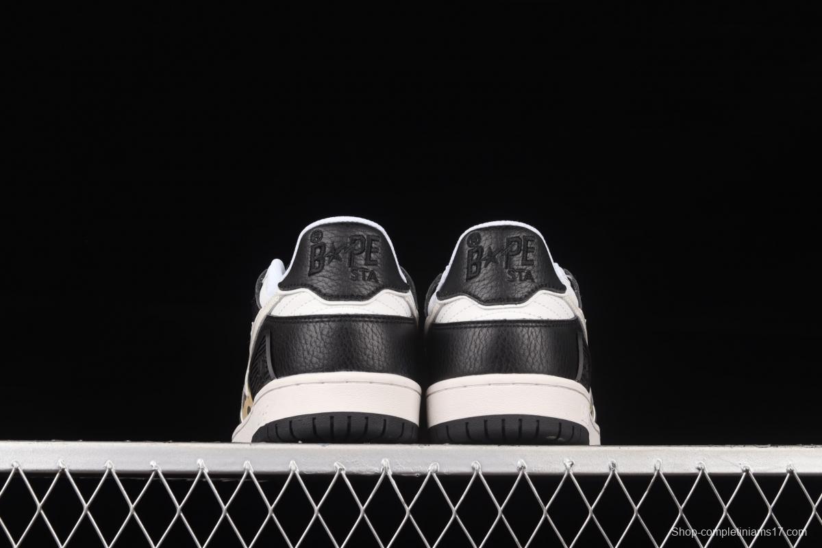 Human MAdidase Bape Sta Sk8 To Nigo trend godfather Nigo brand ape head classic skateboard shoes 1H20191033