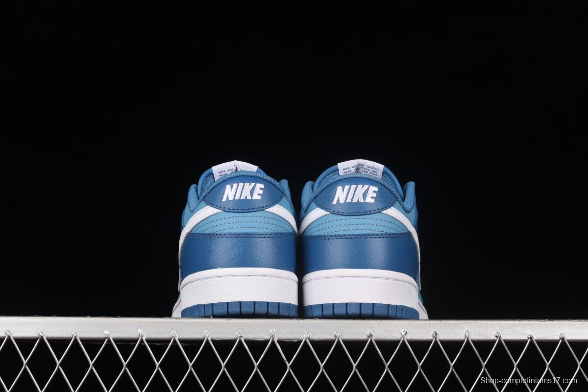 NIKE SB DUNK Low Dark Marina Blue sea blue color SB buckle rebound fashion leisure board shoes DJ6188-400