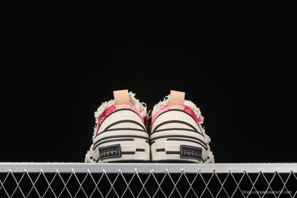 IMPACT x VESSEL G.O.P. LOW deconstructs overlapping thick-soled cork low-side high canvas vulcanized board shoes