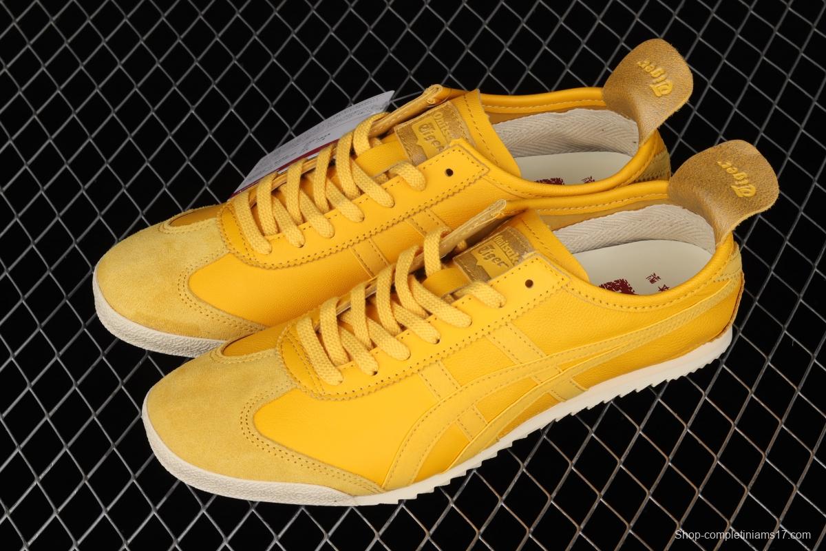 OnitsukaTiger Mexico 66 Deluxe strapless head sheepskin casual running shoes TH938L-0404