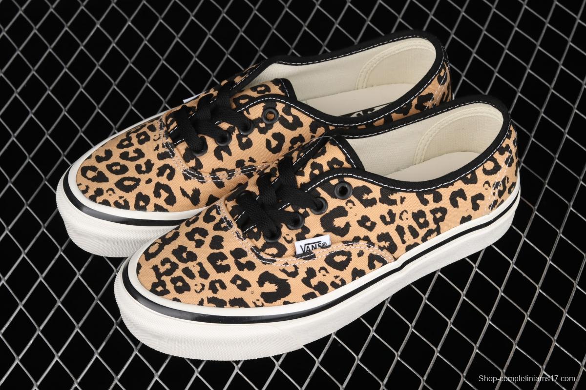 Vans Authentic 44 DX Anaheim low top leopard print low top board shoes VN0A54F29GI