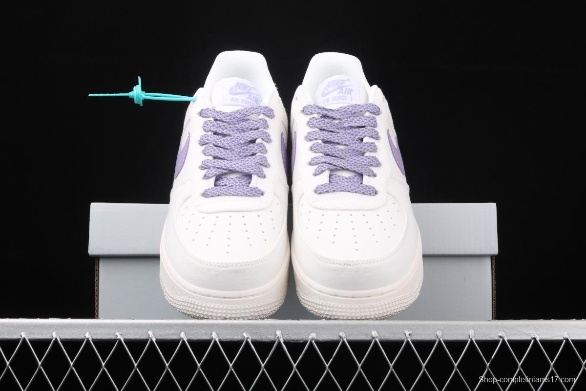 NIKE Air Force 1x07 canvas star low top casual board shoes 315122-600