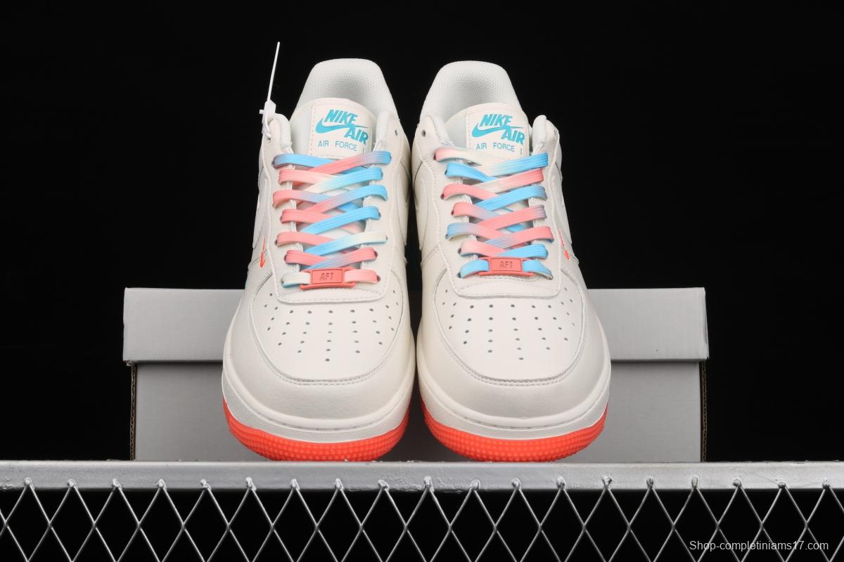 NIKE Air Force 1x07 Low casual board shoes CT1989-103 with small hook and low upper